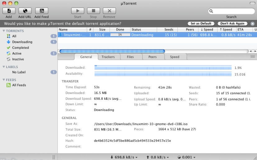 torent software for mac